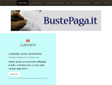 Tablet Screenshot of bustepaga.it